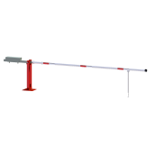 Access barrier with counterweight | and swing post | clear width: 4000 mm | for padlock